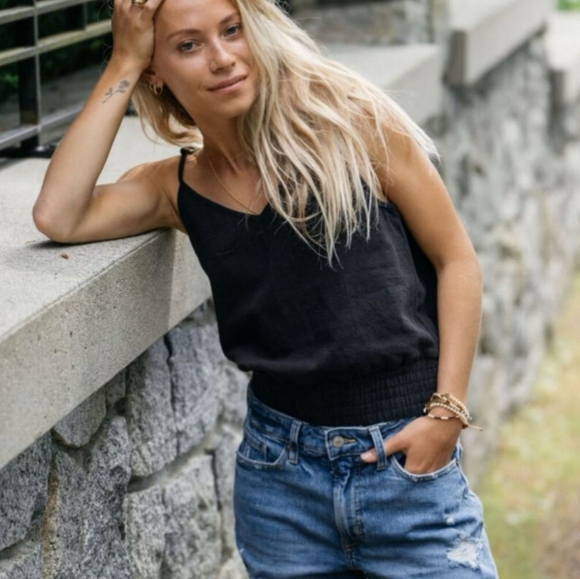 NWT JACKSON ROWE Rarity Linen blend Tank - Picture 9 of 9